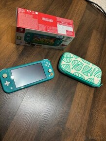 Predám Nintendo switch Lite animal crossing edition - 1