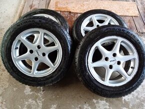 Predám elektróny 4x108 zimné pneu 196/65r15