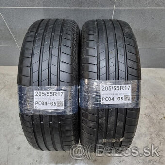 Letné pneumatiky 205/55 R17 BRIDGESTONE DOT0422