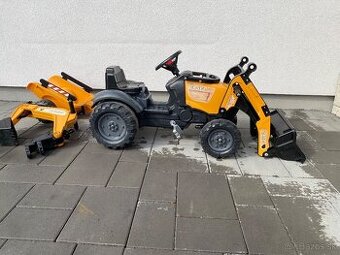 Falk Šlapací traktor 967N Case CE s nakladačom a - 1