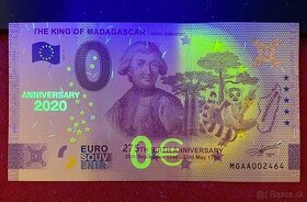 0 Euro THE KING OF MADAGASCAR - Móric Beňovský - TOP