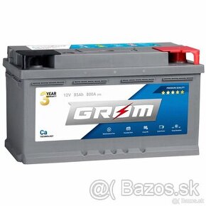 [NOVÁ]  85Ah AutoBatéria GROM Premium 800A EN DTR