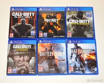 Hry pre SONY Playstation 4, Call of Duty, Just Dance, FIFA - 1