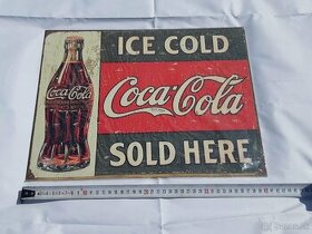 Retro tabuľa CocaCola - 1