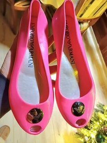 EMPORIO ARMANI flats ružové baleríny 38