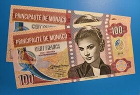 100 FRANCS MONACO KELLY, Gábriš - 1