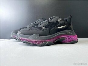 Balenciaga Triple S Clear Sole Black/Pink Neon