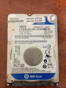 WD Blue 2,5" - 500gb