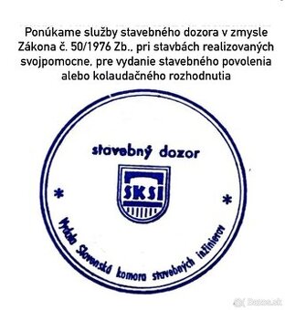 STAVEBNÝ DOZOR Ružomberok, Lipt. Mikuláš, Dolný Kubín Martin