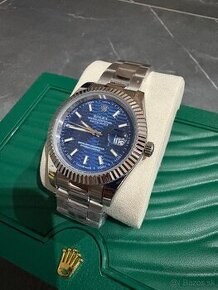 Rolex Datejust Blue Motif, Nové, 41mm, tmavomodré