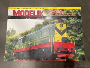 Papierový model - Motorová lokomotíva T669 ČSD / S200