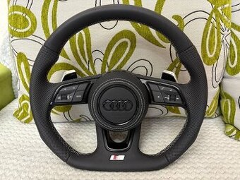 AUDI KOŽENÝ EXCLUSIVE VOLANT + AIRBAG + F1 PADLA - 1