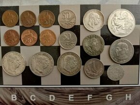 KRAUZER , Rímske mince , Sk štát, 1fl,2fl