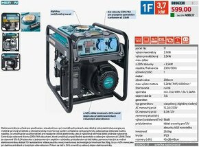 Invertorová elektrocentrála HERON 3.7kW