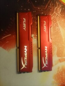 KINGSTON HyperX Fury RED 8GB (2x4GB) DDR3 1866MHz