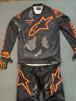 alpinestars komplet+Fly racing rukavice