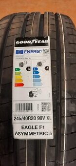 Letné pneu GOODYEAR 245/40 R20 nové