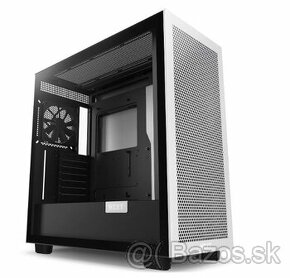 PC skriňa NZXT H7 Flow Matte White/Matte Black - 1