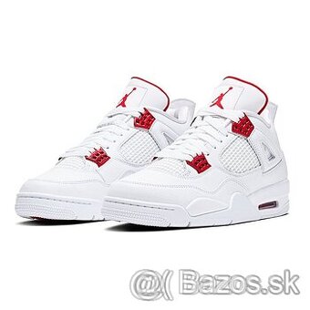 Air Jordan retro 4 mettalic red tenisky