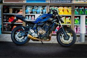 Yamaha MT07 poškodená vidlica