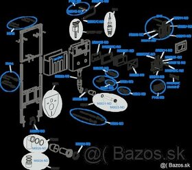 Alcadrain WC misa závesná Set CS01 Komfort