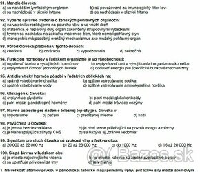 Prijímačkový test- BIO+ CHEM- LF UPJŠ v Ke