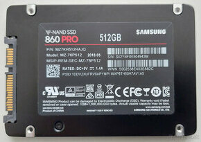 Samsung SSD 860PRO 512GB - 1