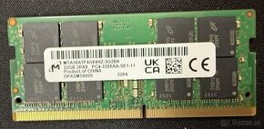 Micron 32GB DDR4 pre notebook