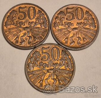 50 Halier 1947, ČSR, RL