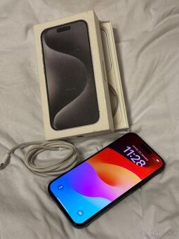 Apple Iphone 15 Pro 128Gb - 99 percent batéria - Super stav