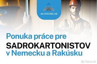 Sadrokartonista dlhodobé projekty Nemecko a Rakúsko