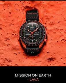 Omega X Swatch Mission on Earth Lava
