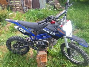 Predám pitbike 125 17x14 sky ram