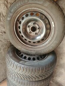 195/65 R15 SADA ZIMNÝCH PNEU NA DISKOCH MICHELIN ALPIN 6 - 1