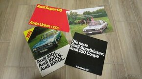 Prospekty Audi - Auto Union, NSU, DAF, BMW 60.-90. léta.