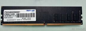 Pamäť Patriot DDR4 8GB PC4-21333 2666MHz