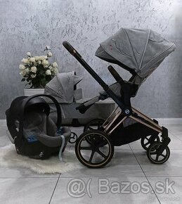 TROJKOMBINÁCIA CYBEX PRIAM ROSEGOLD KOI CRYSTALLIZED