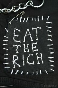 Nášivka Eat the rich
