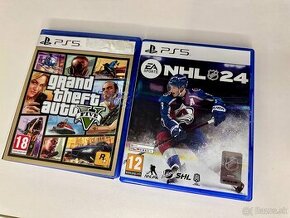 PS5: GTA V + NHL 24