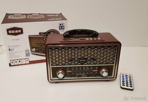 Retro radio MEIER M-156B dialkove ovladanie, BT - 1