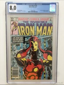 Komiks Iron Man #170, Marvel, rok 1983, CGC 8.0