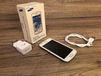 Samsung Galaxy S Duos 2 Pure White + Krabica, Adapter, Kábel - 1