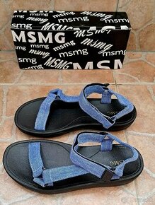Dámske športové sandále MSMG, veľkosť 37, modré - 1