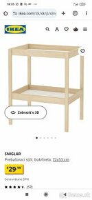 Prebalovaci pult Ikea Sniglar - 1