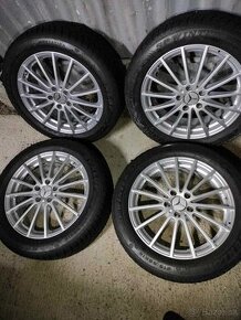 Zimná sada 4ks alu disky orig. MB 5x112 R18 pneu 215/55 R18