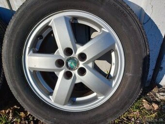 Alu disky Škoda rozteč 5x100 195/65 R15 REZERVOVANÉ