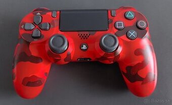 Sony Dualshock ovladac Camouflage Red - PS4