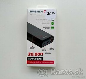 Powerbanka Swissten Power Line 20000 mAh 20 W