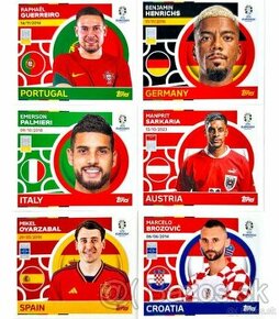 Predam nalepky Topps EURO 2024