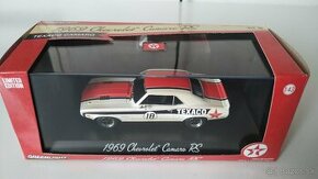 modely aut 1/43; Chevrolet Camaro; Greenlight; Texaco - 1